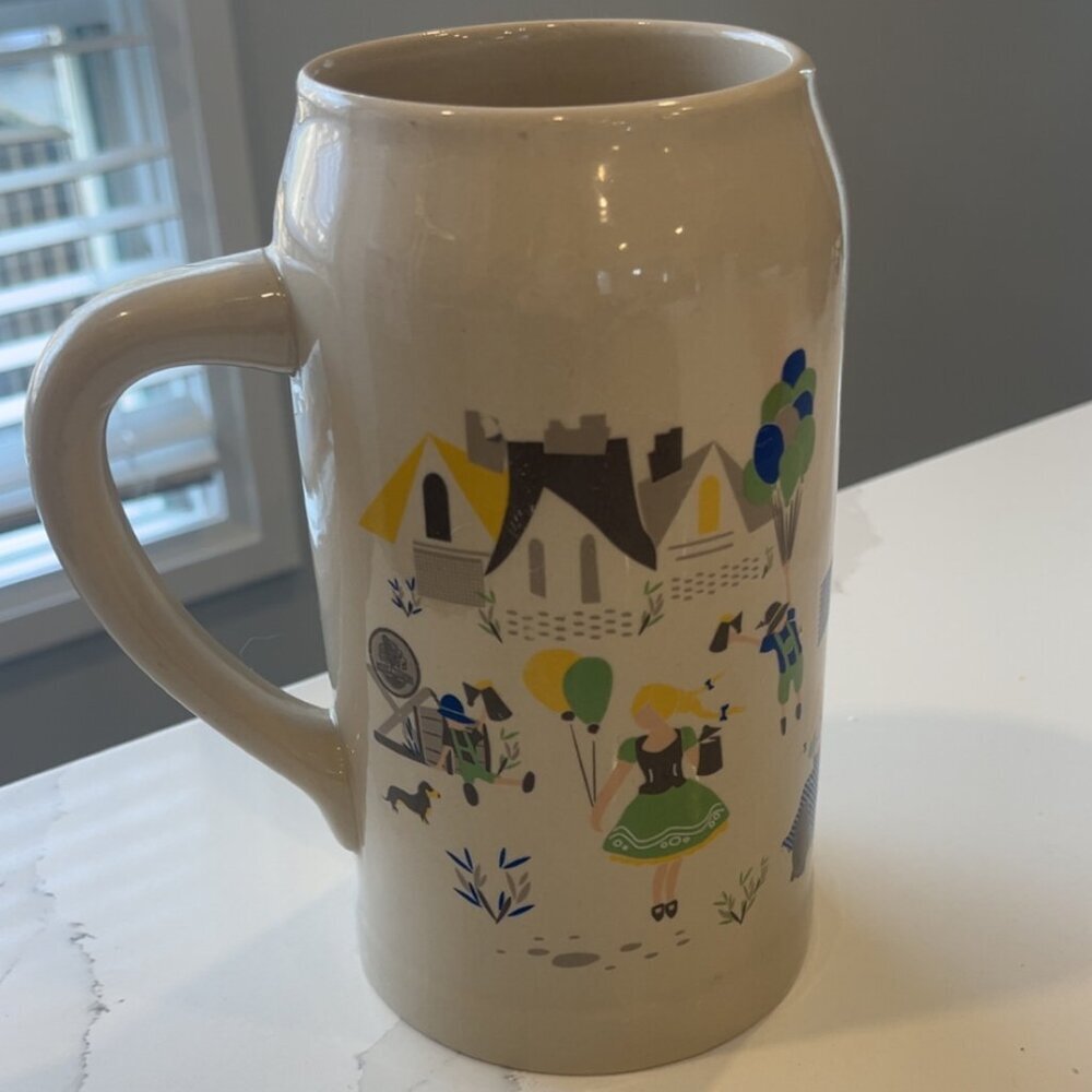 Vintage Oktoberfest STEAM WHISTLE Canada's Premium Pilsner Giant Beer Stein Mug‎